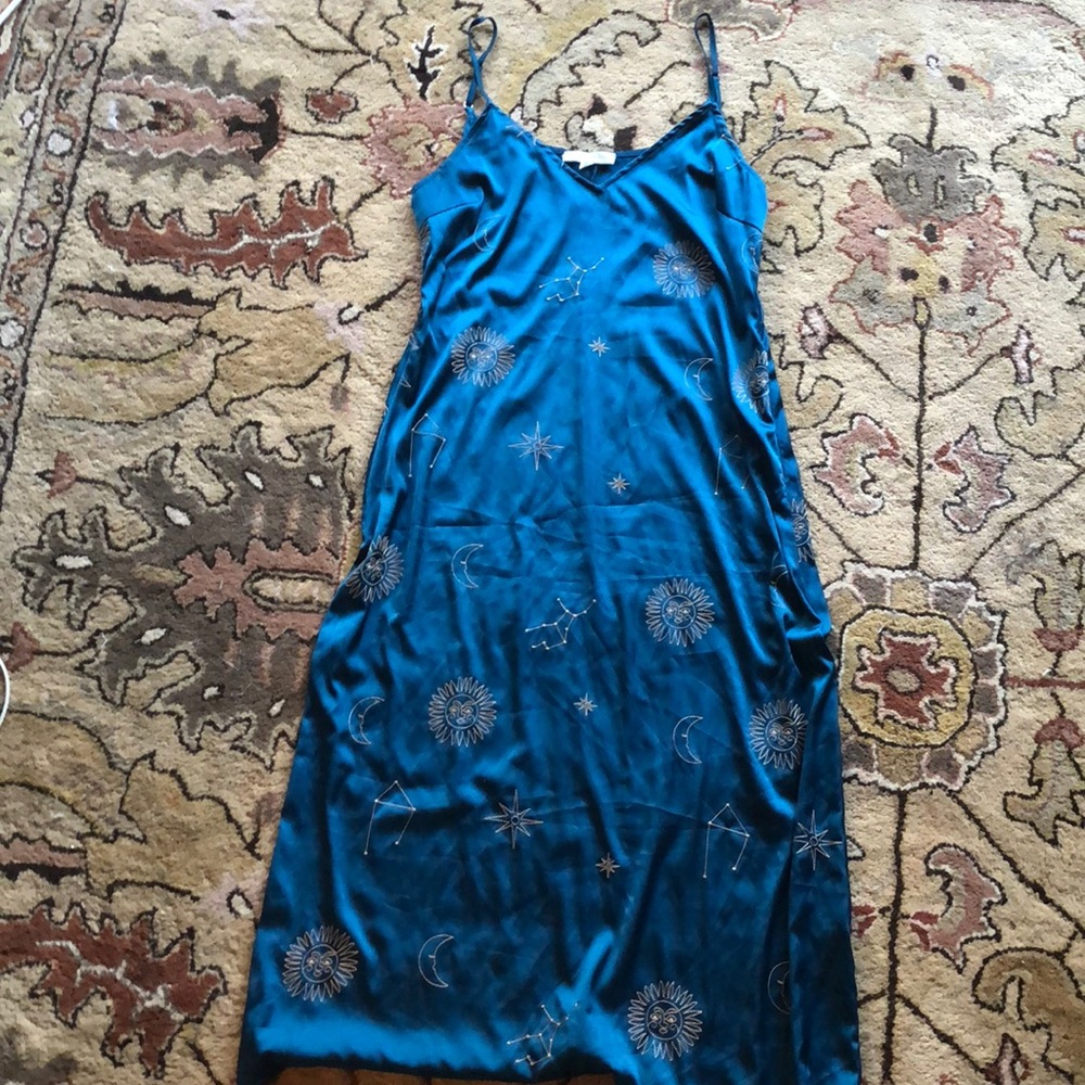Honey Punch Celestial slip dress L